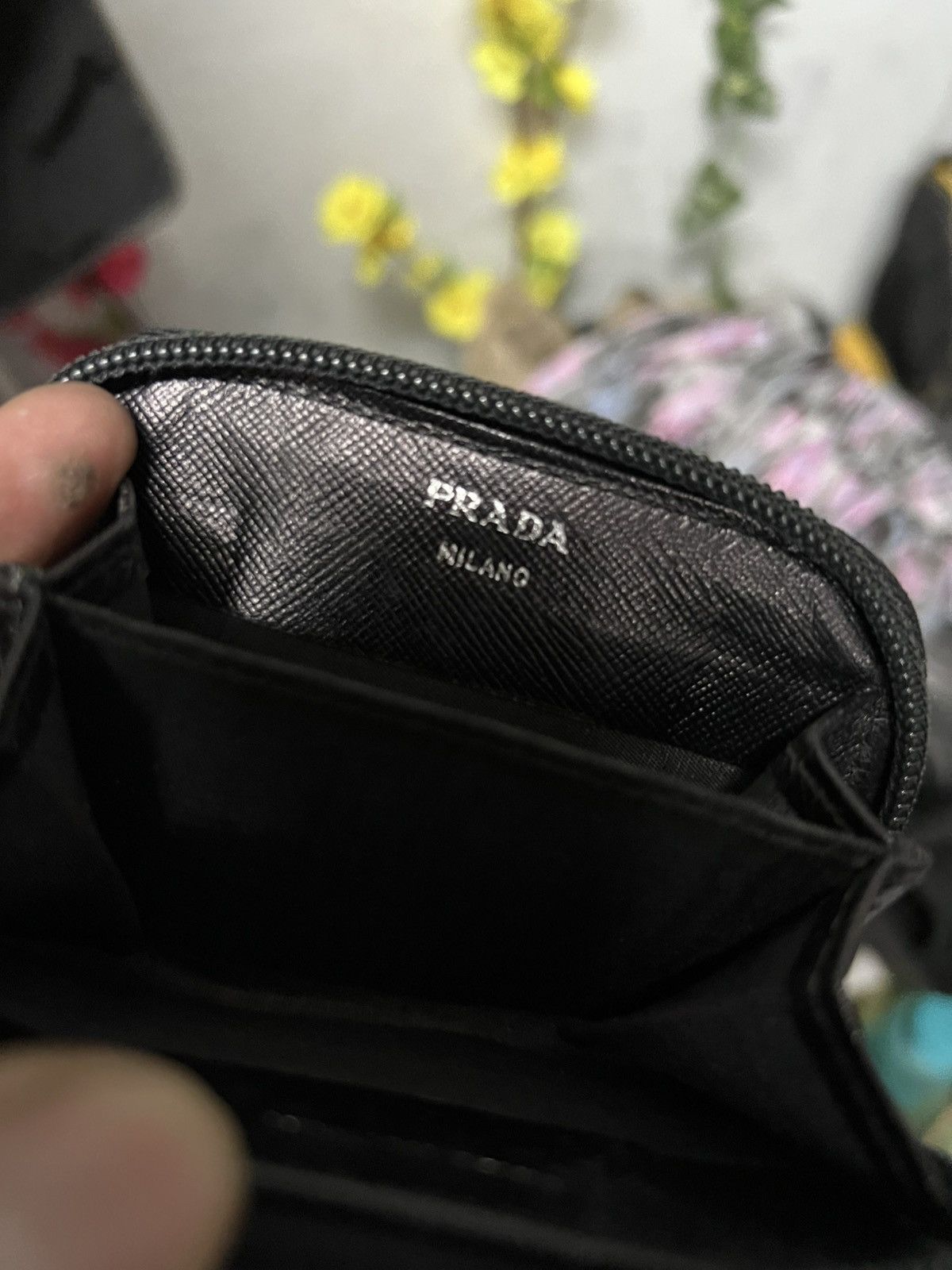 Prada Prada coin leather Black Wallet Size ONE SIZE - 6 Thumbnail