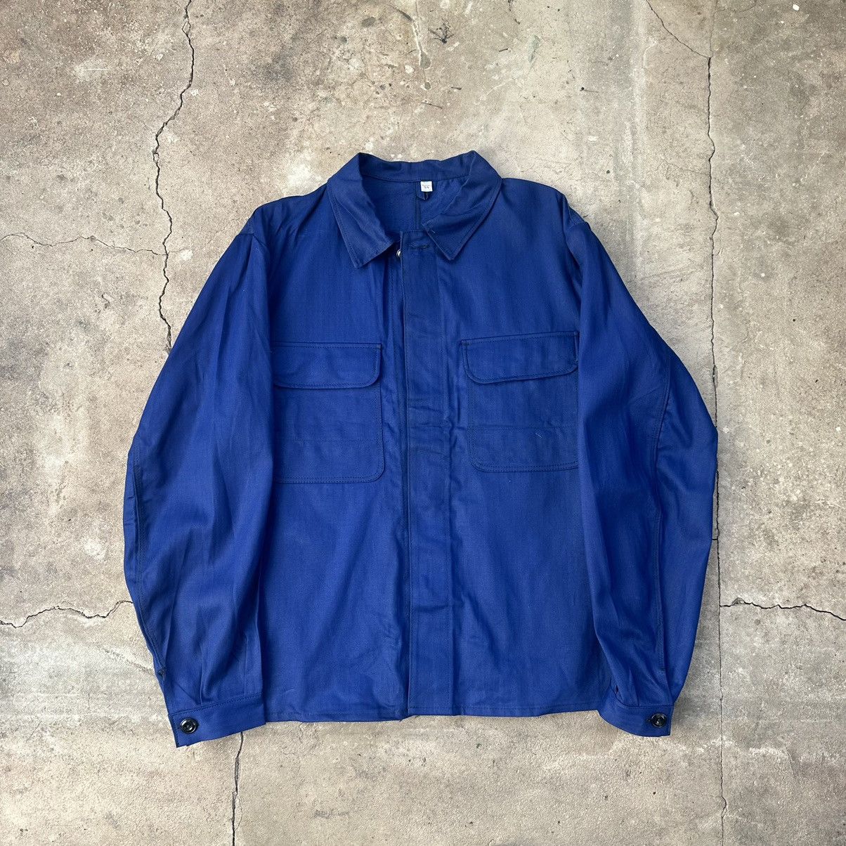 Other Vintage French work chore jacket Size US L / EU 52-54 / 3 - 6 Thumbnail