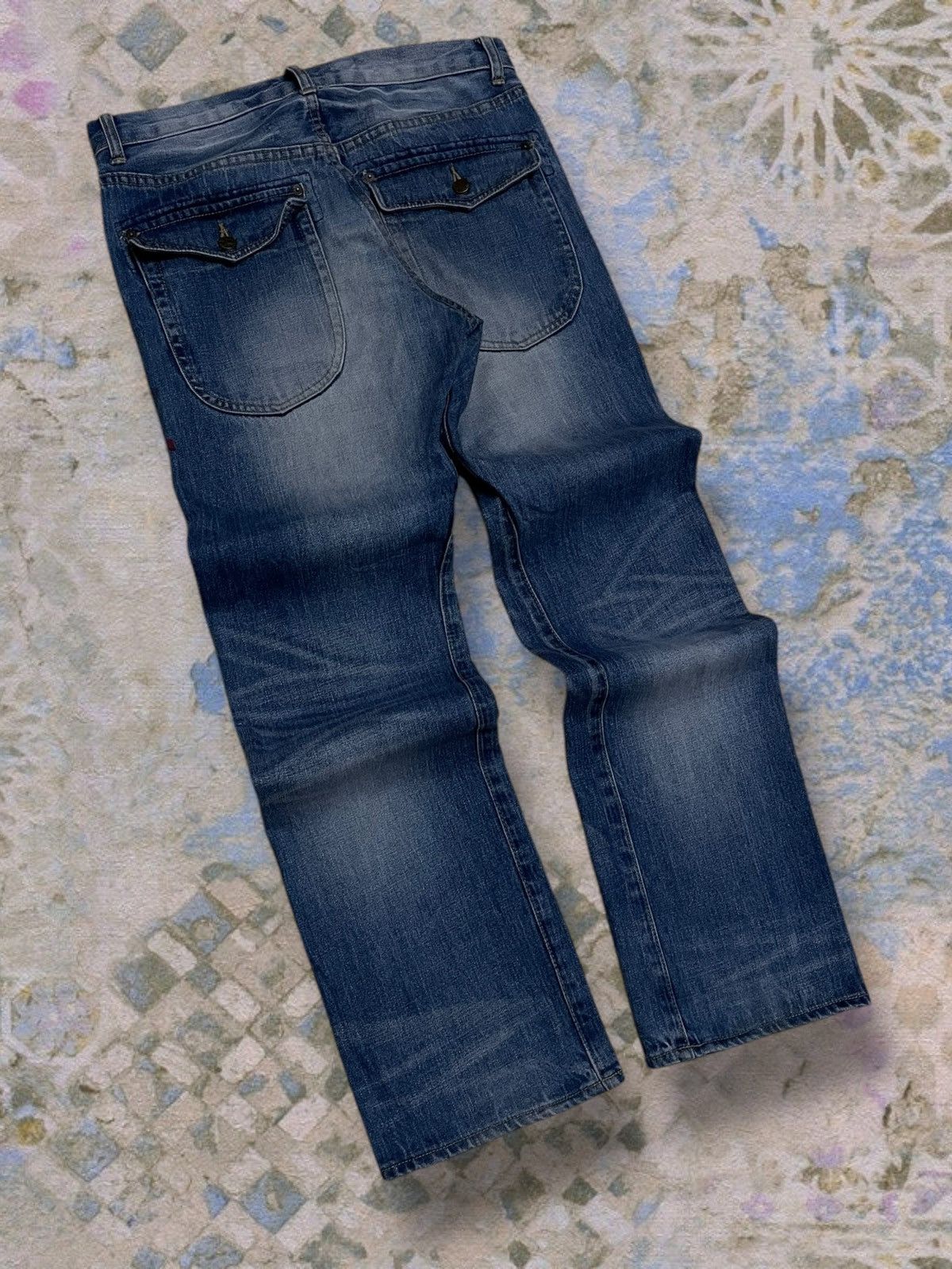 Takeo Kikuchi Vintage Og 1990s Japan Takeo Kikuchi Traditional Koi Denim Size US 32 / EU 48 - 11 Thumbnail