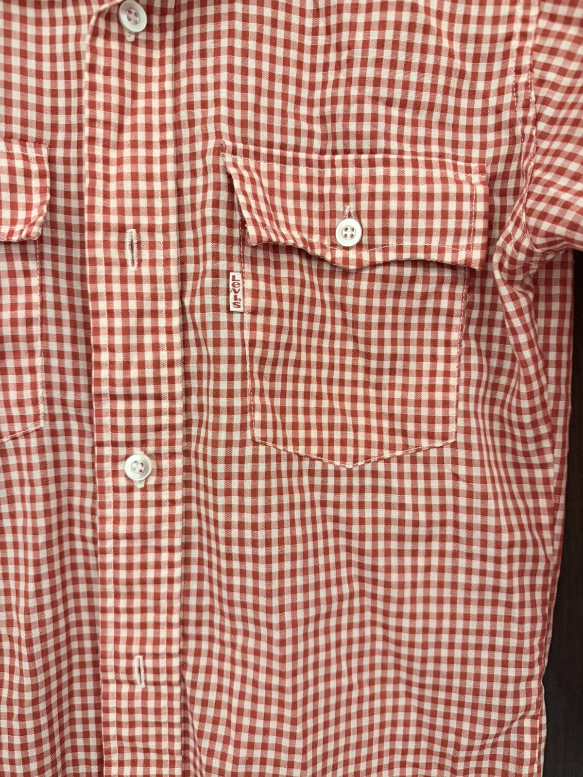 Levi's Vintage Clothing Vintage Levis Gingham Shirt Size US S / EU 44-46 / 1 - 3 Thumbnail
