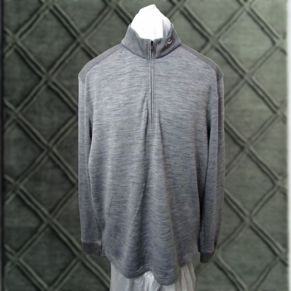 KJUS KJUS Liam Techwool 1/4 Zip Pullover Gray Men Large Sweatshirt Golf Performance Pullover Size US L / EU 52-54 / 3 - 1 Thumbnail