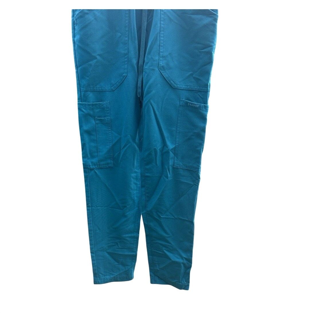 Other Jaanuu Women's Teal Blue Scrub Set Top XS Bottoms XXS Size XS / US 0-2 / IT 36-38 - 7 Thumbnail