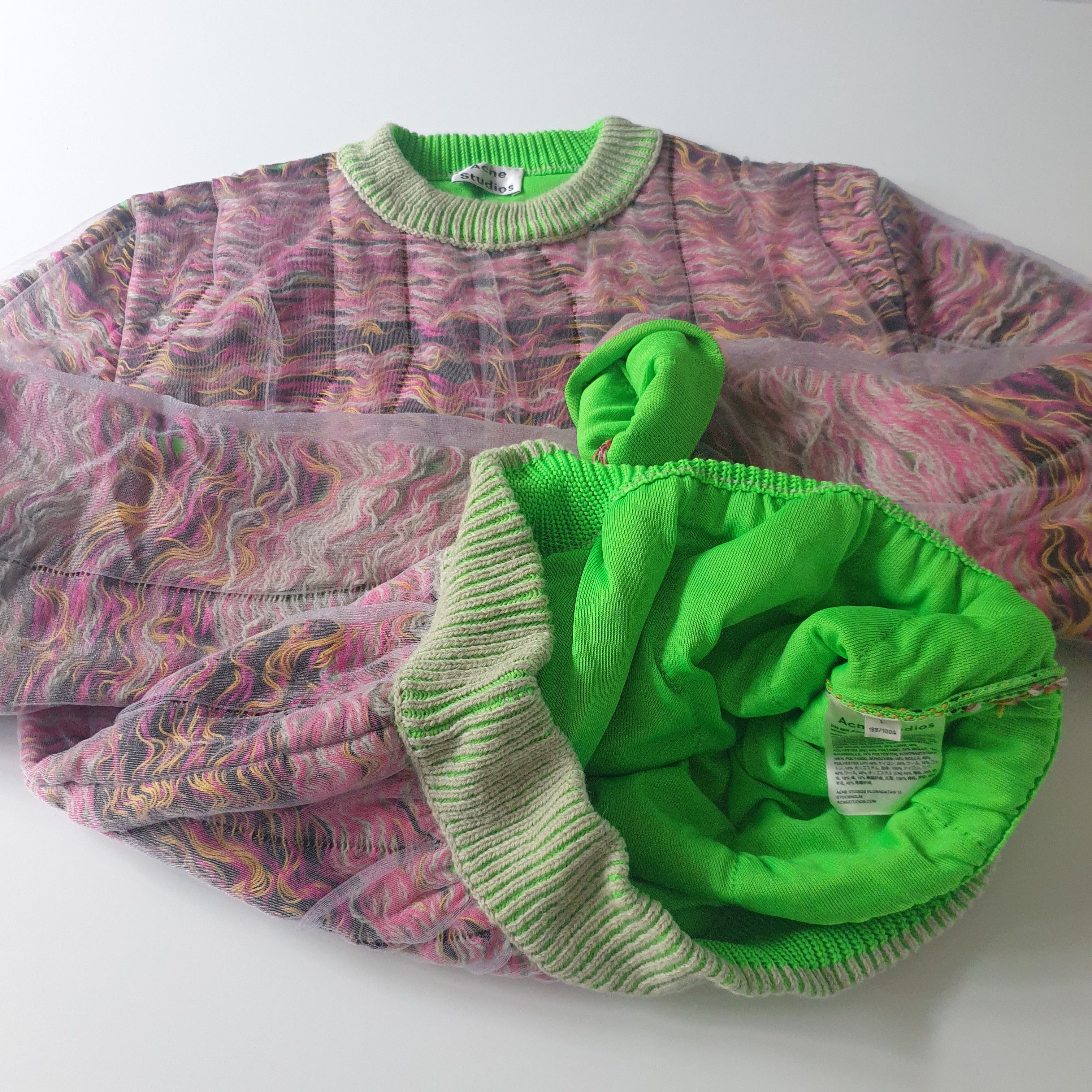 Acne Studios ACNE STUDIOS, MULTICOLOURED RARE KNIT Size US L / EU 52-54 / 3 - 4 Thumbnail