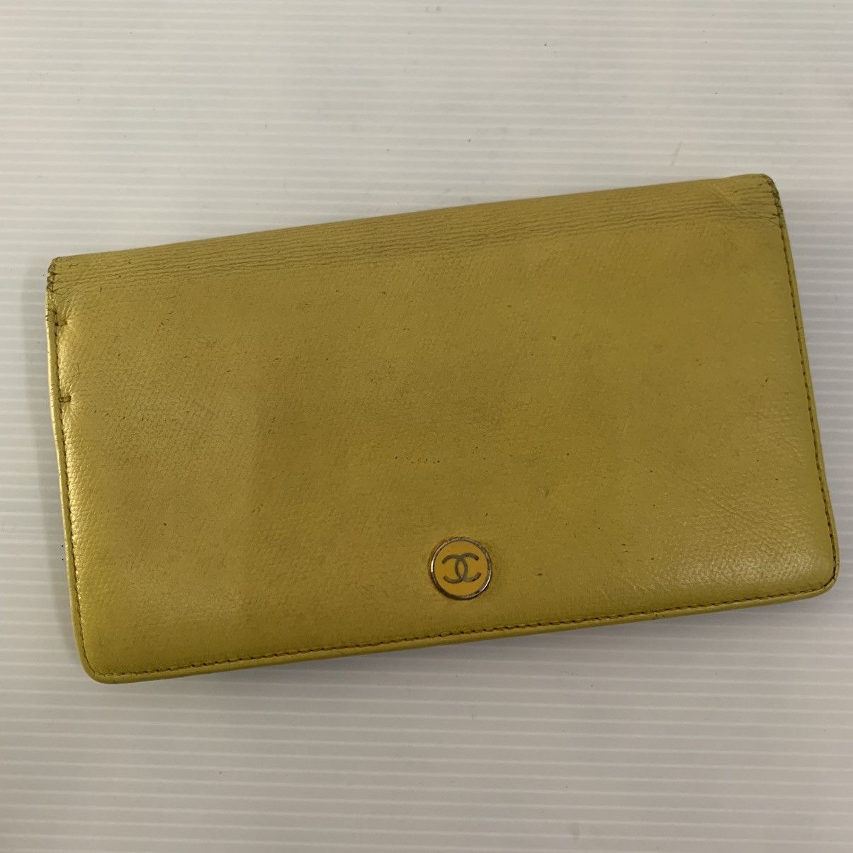 Chanel Chanel Leather Yellow Long Wallet Size ONE SIZE - 2 Thumbnail