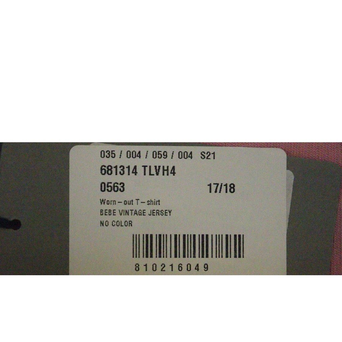 Balenciaga o1rshd1 Worn Out T-Shirt BEBE Vintage T-Shirt in Pink Size US S / EU 44-46 / 1 - 9 Thumbnail