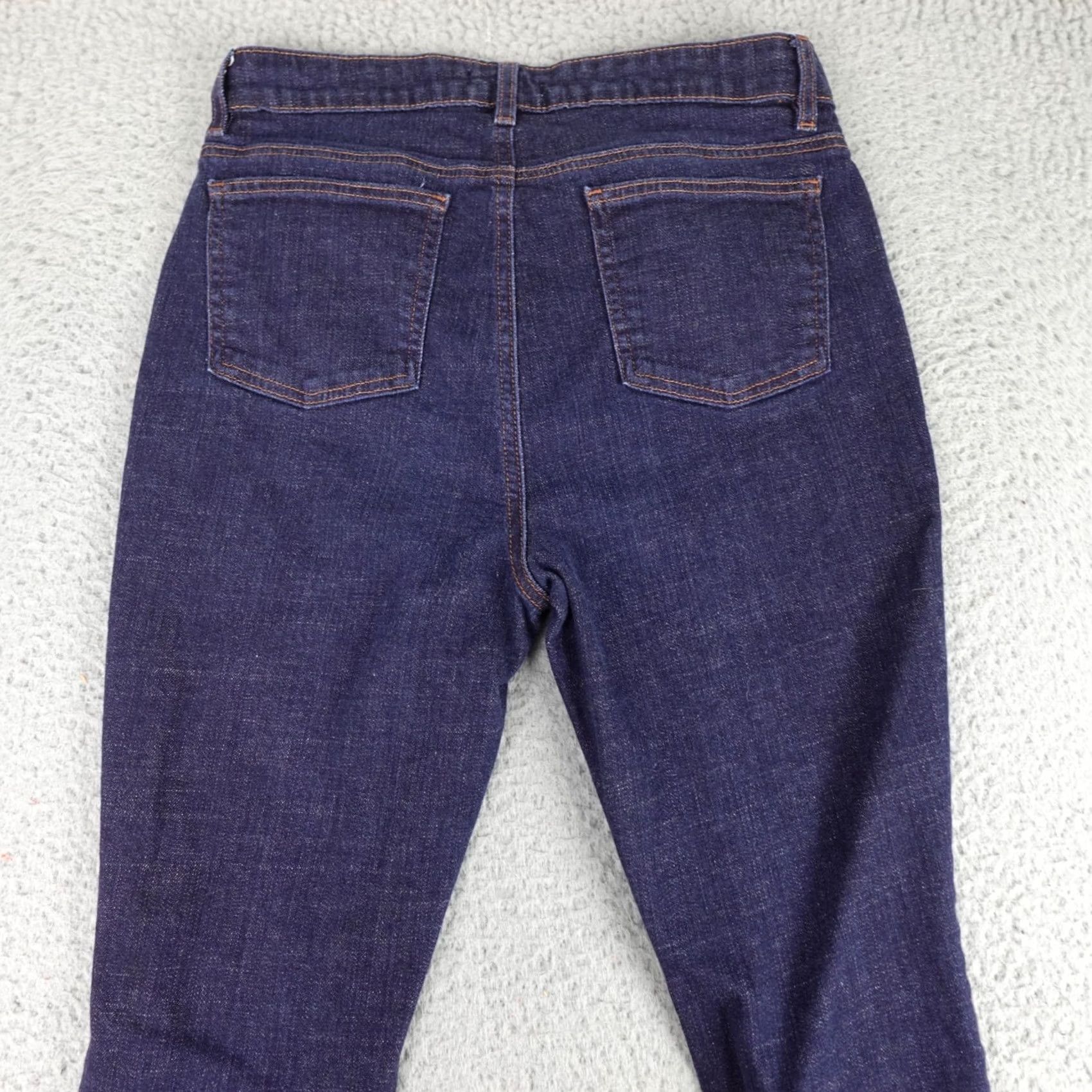 Eileen Fisher Eileen Fisher Jeans Womens 6 Blue Denim Organic Cotton Straight Slim Preppy Size 28" / US 6 / IT 42 - 6 Thumbnail
