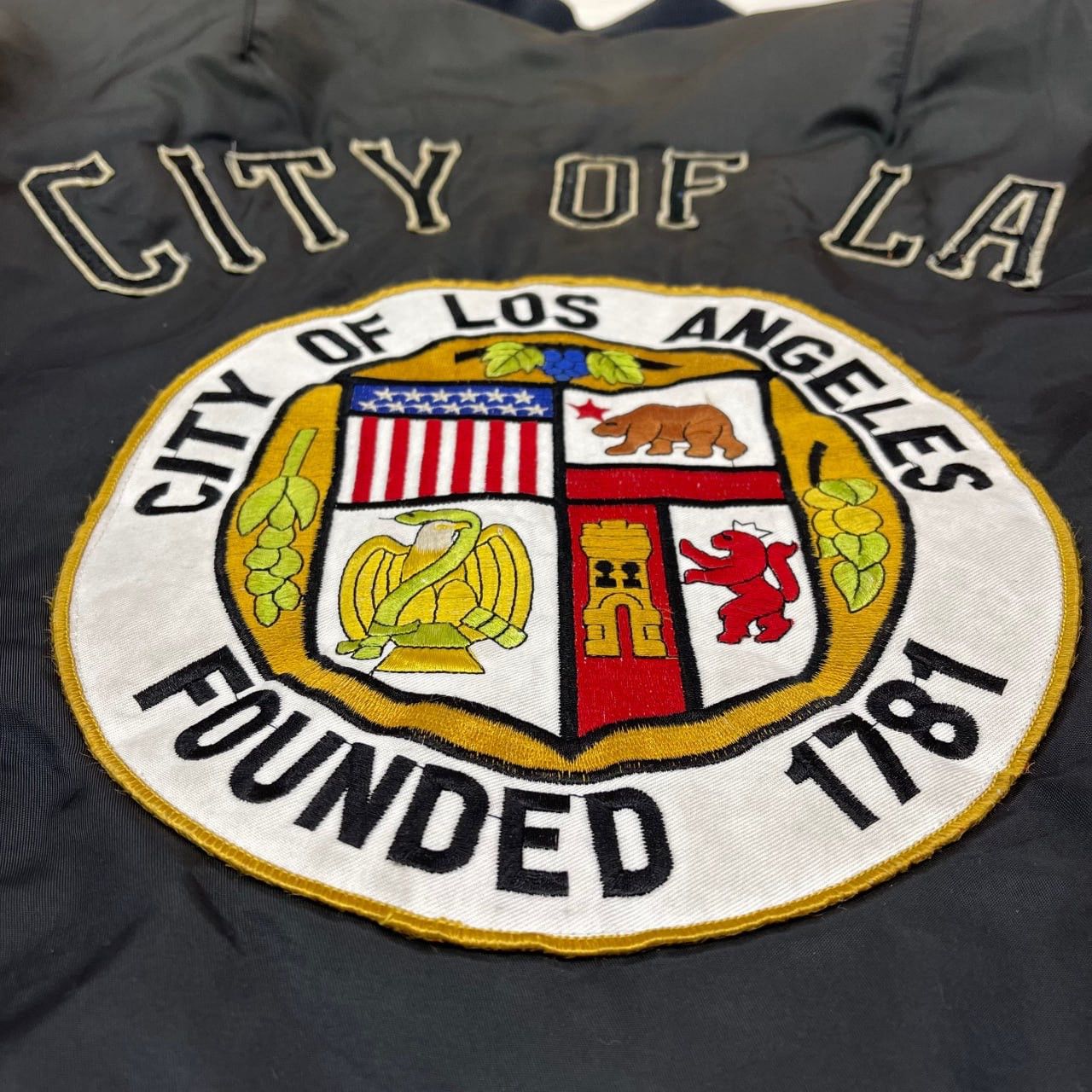 Other CITY OF LA by HAL INDUSTRIES INC Flight Jacket Type MA-1 Size US XXL / EU 58 / 5 - 4 Thumbnail