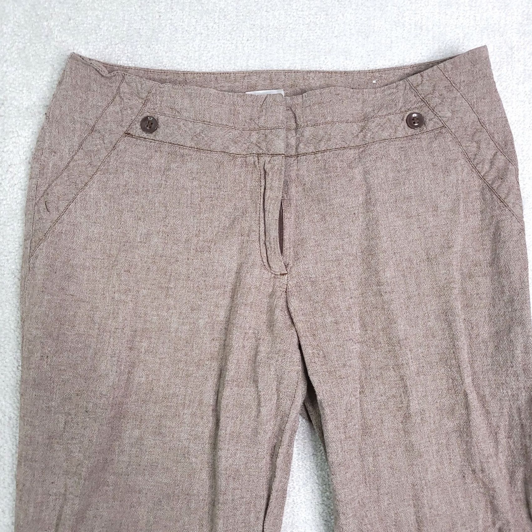 Worthington VINTAGE Worthington Modern Fit Pants Women's 10 Brown Back Pockets Classic Dress Pants Mens? Womens? Size 32" / US 10 / IT 46 - 3 Thumbnail