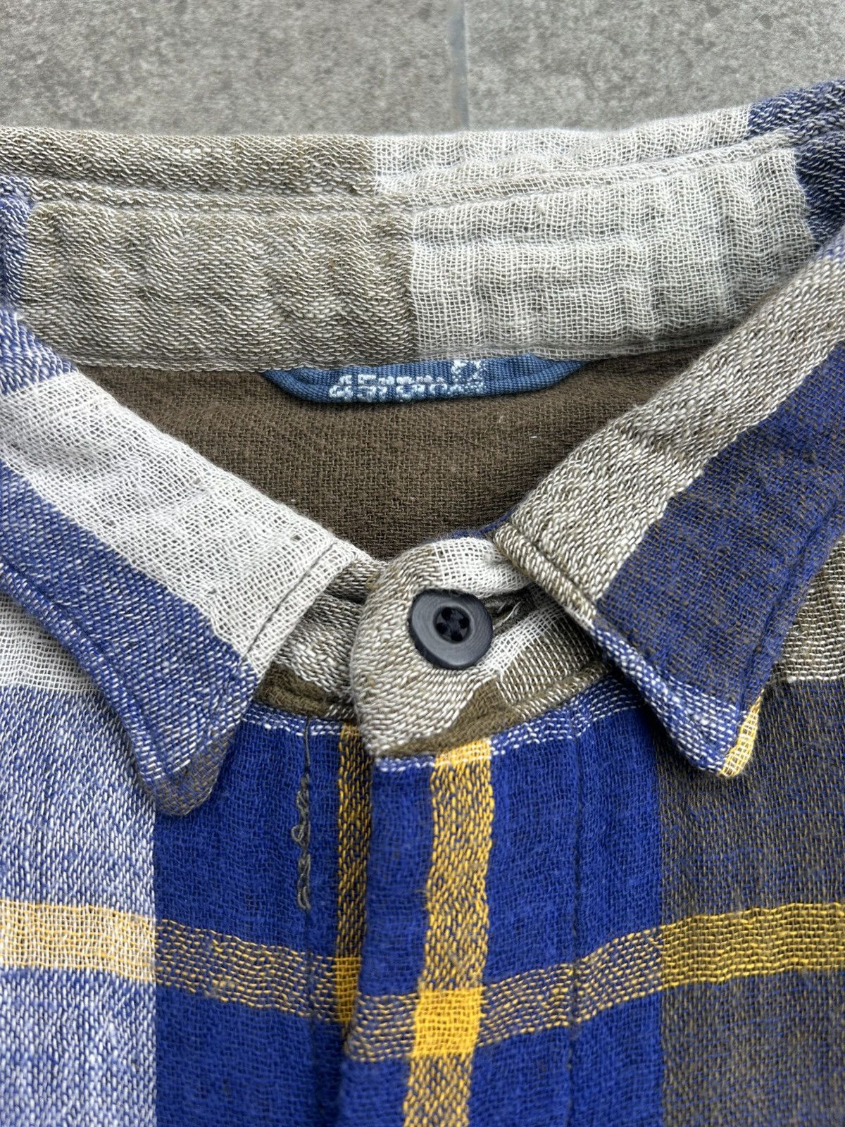 45rpm 45rpm Japan Check-patterned Button-down Shirt Size S / US 4 / IT 40 - 5 Thumbnail