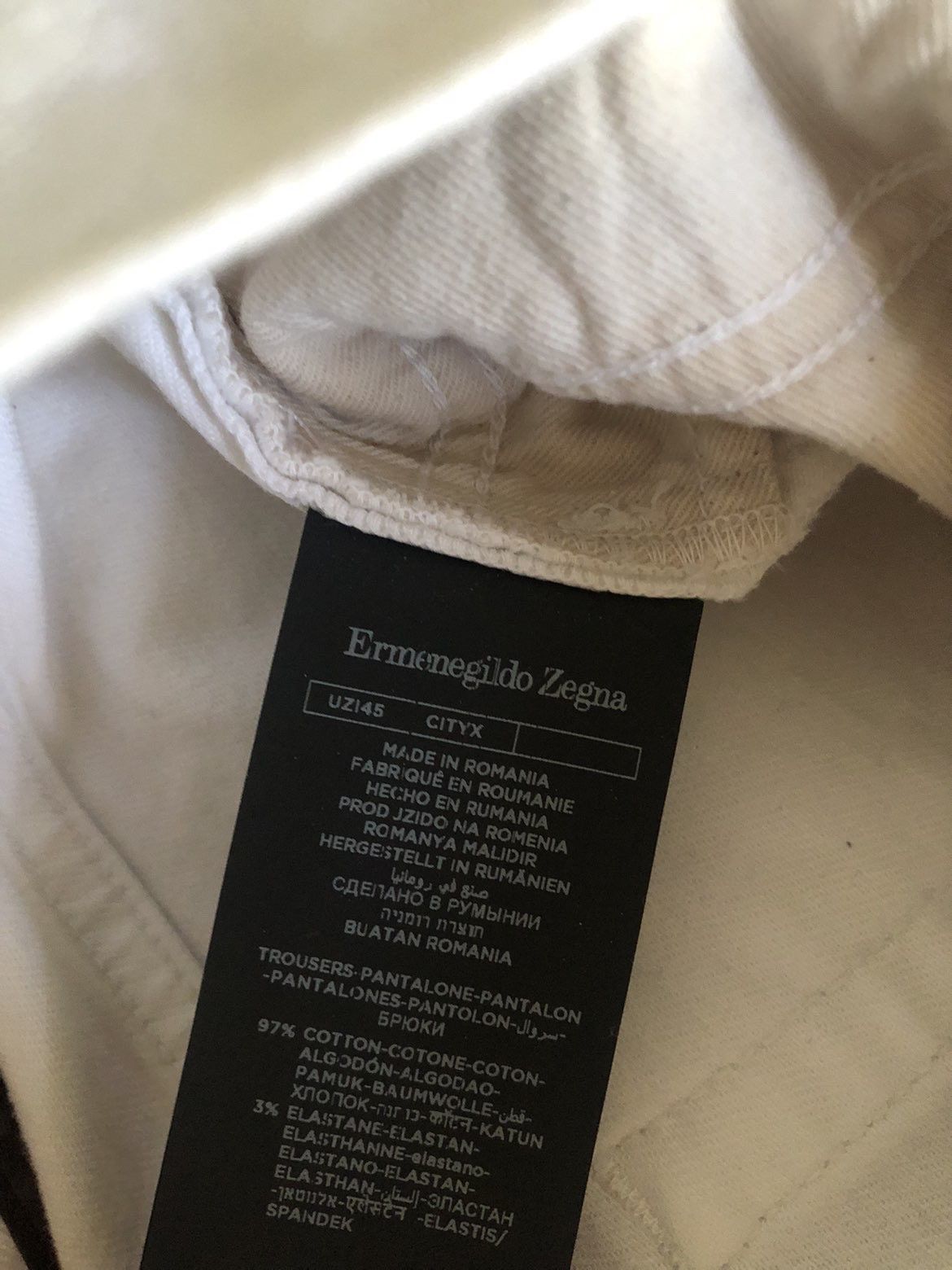 Ermenegildo Zegna Zegna jeans white Size US 34 / EU 50 - 3 Thumbnail