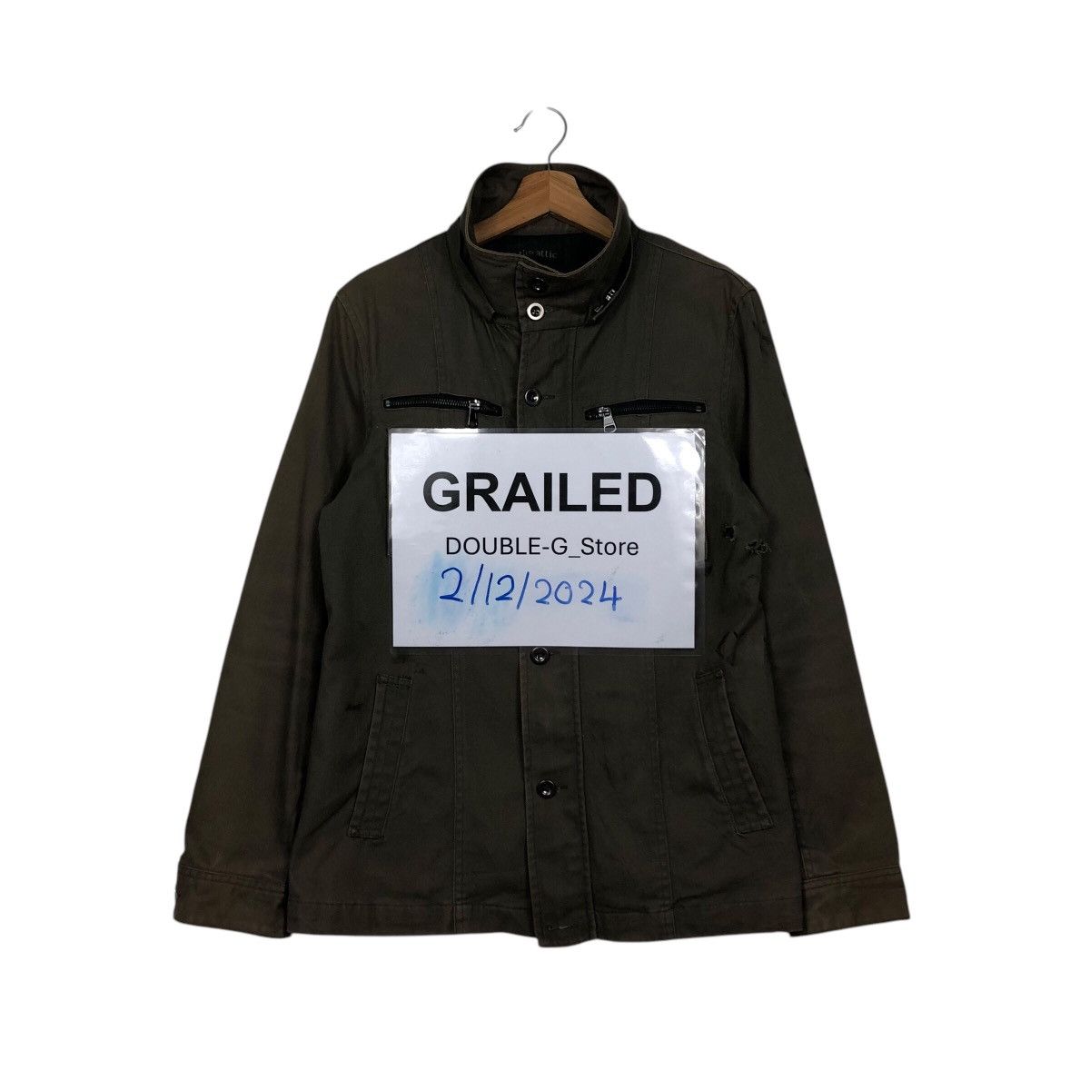 Hysteric Glamour 📌Vintage Biker Jacket In The Attic Military Multi Pocket Size US L / EU 52-54 / 3 - 1 Thumbnail