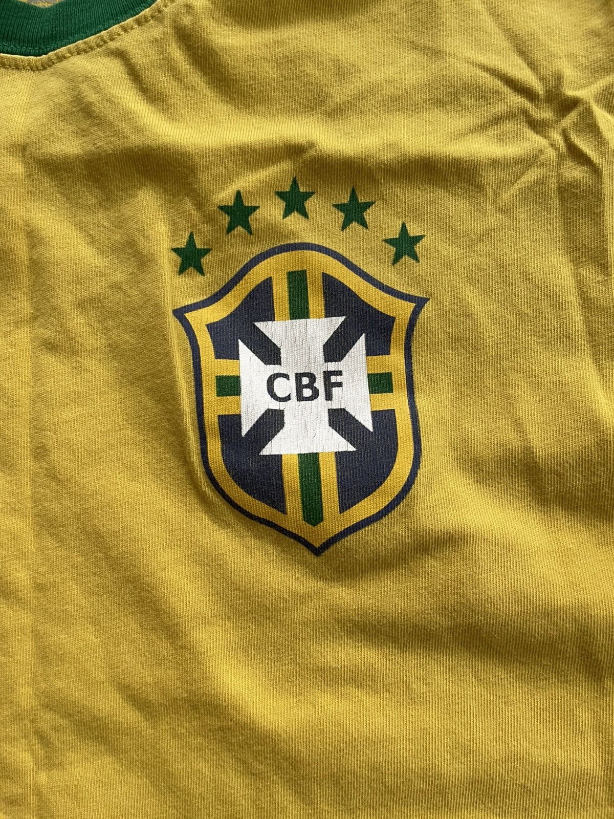 Nike Nike Brazil National Team Vintage Football Tee Size US L / EU 52-54 / 3 - 6 Thumbnail