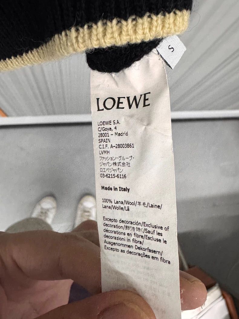 Loewe LOEWE Embroidered logo sweater sweater knitwear Size S / US 4 / IT 40 - 4 Thumbnail