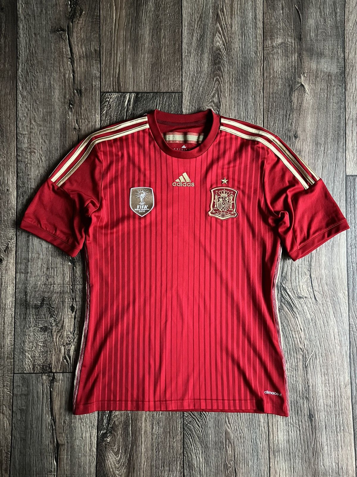 Adidas ADIDAS Spain Home 2014-2015 FIFA World Cup Champions Jersey Size US M / EU 48-50 / 2 - 1 Thumbnail