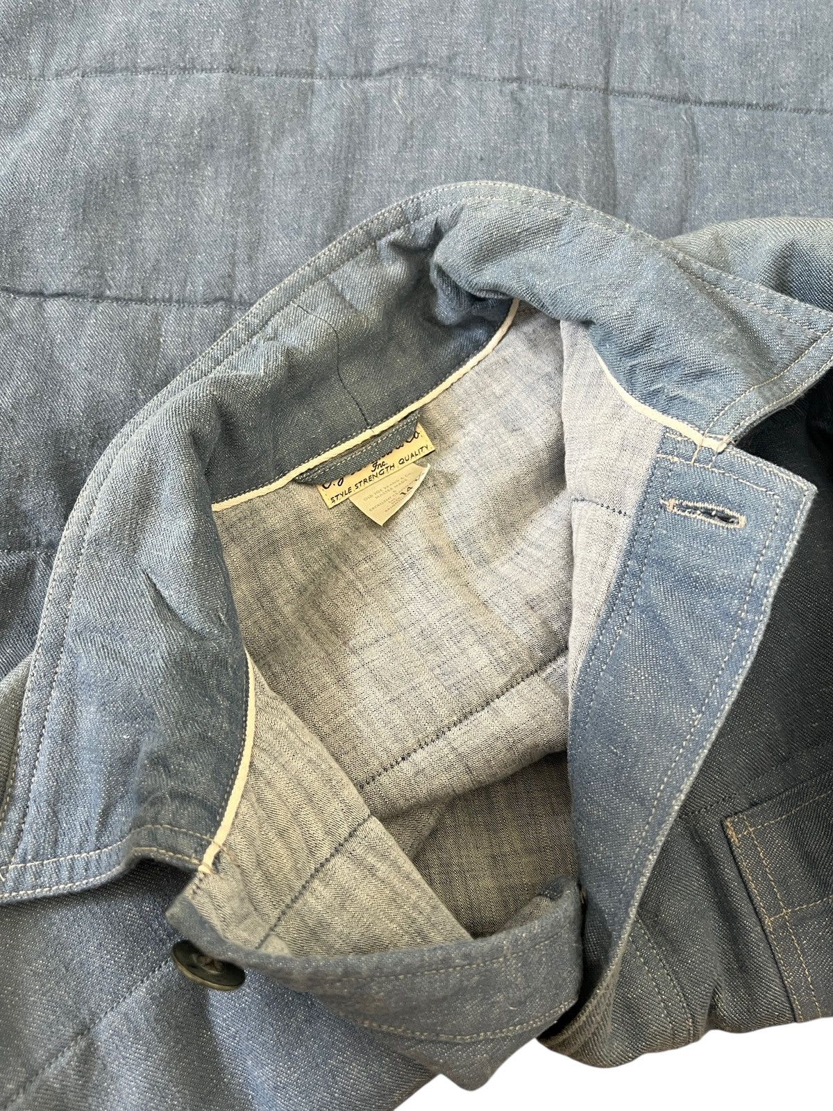 Japanese Brand × Old Joe AW14 Old Joe & Co. Quilting Shirt Jacket Size US S / EU 44-46 / 1 - 12 Thumbnail