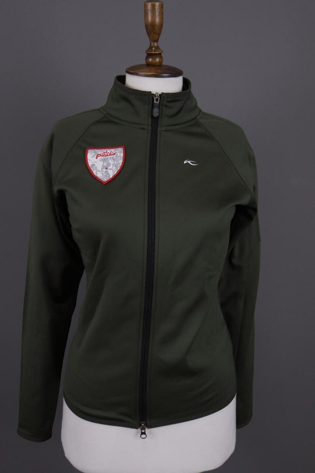 KJUS Girls Kjus Green Soft Shell Ski Fleece Jacket Size L Size L / US 10 / IT 46 - 1 Thumbnail