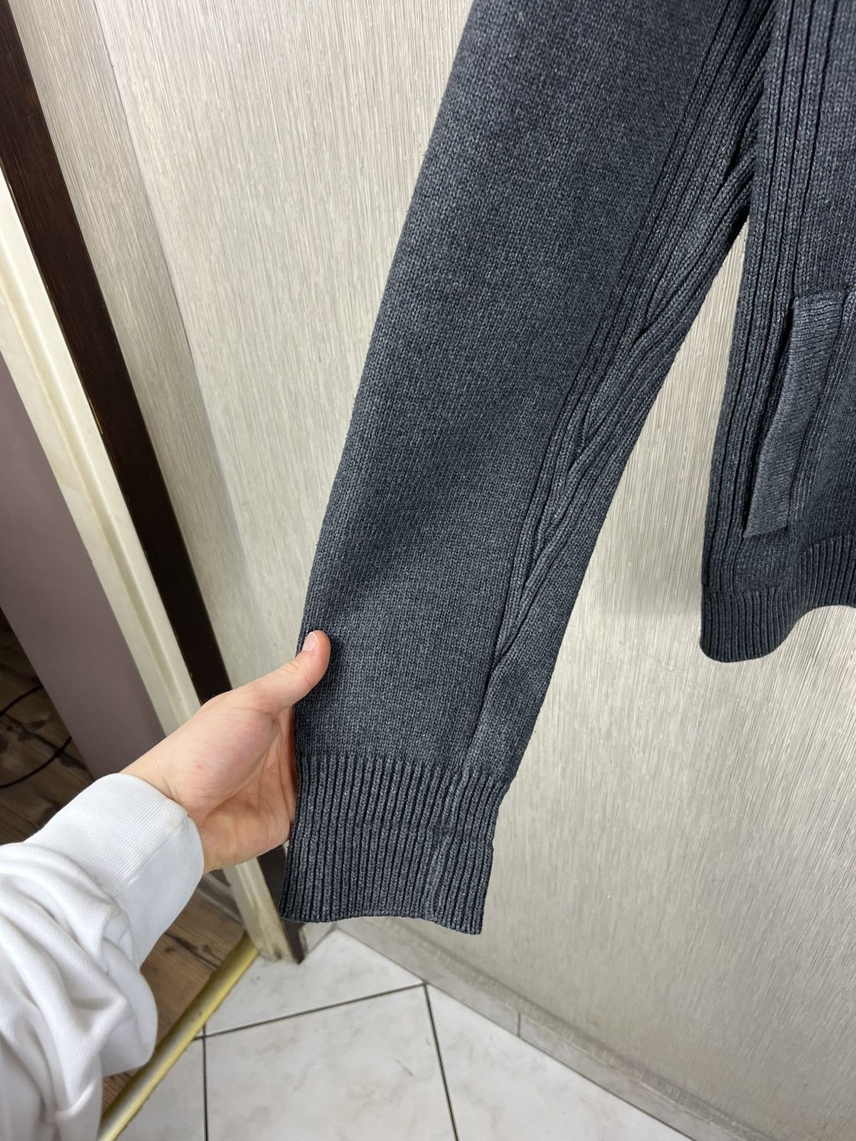 Schott × Vintage Vintage Schott NYC zip knitted sweater button up knit hoodie Size US XL / EU 56 / 4 - 12 Thumbnail
