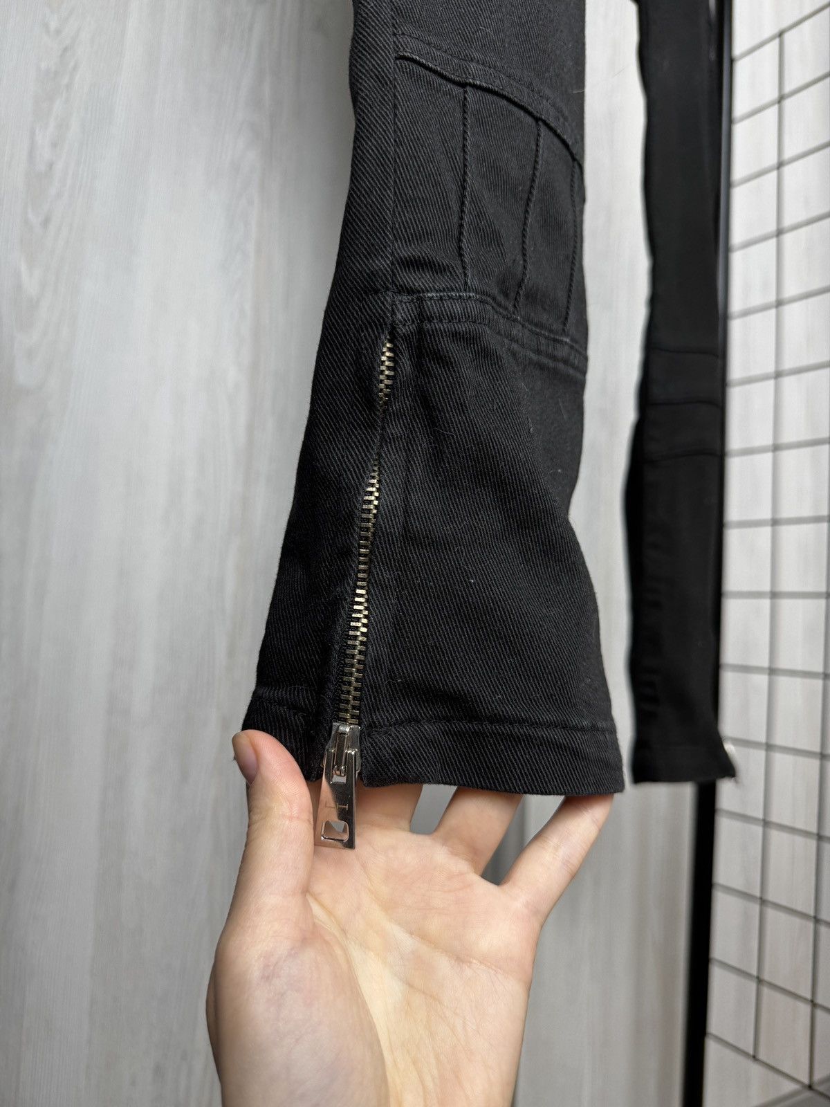 La Haine Inside Us La Haine Inside Us LH black zipper skinny biker jeans Size US 31 - 4 Thumbnail