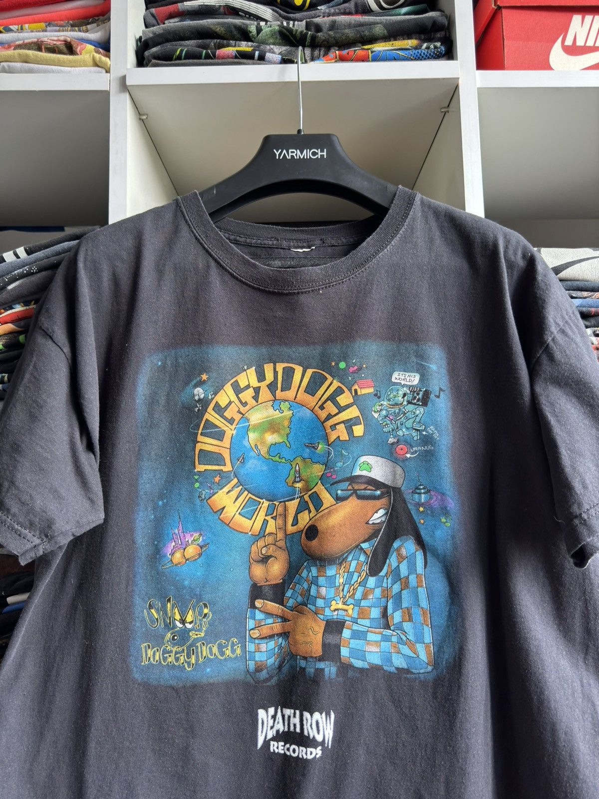 Death Row Records Vintage 2000s Snoop Dog Death Row Doggy Dogg Tee Size US M / EU 48-50 / 2 - 2 Thumbnail
