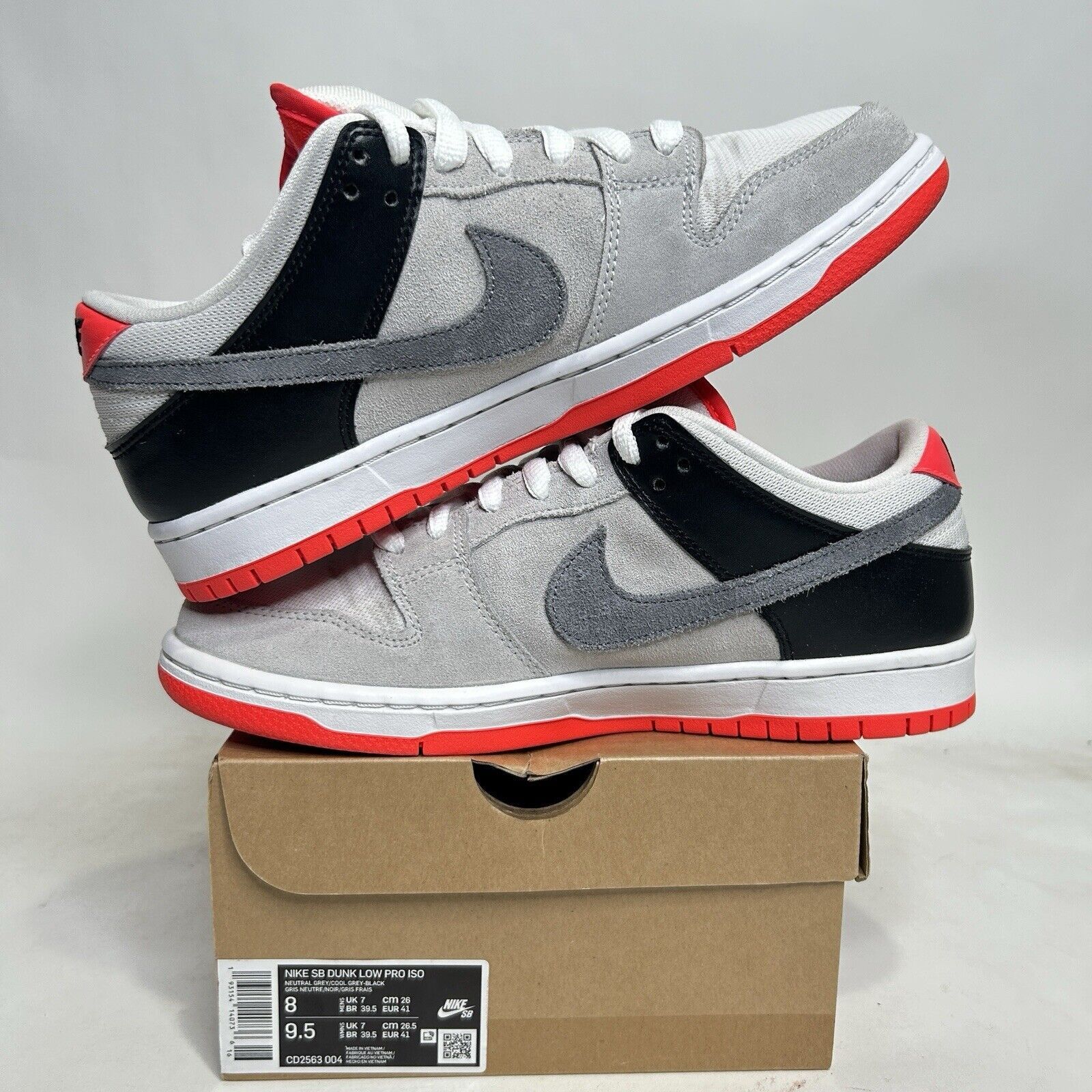 Nike Nike SB Dunk Low Pro Iso Orange Label “Infrared AM90” 2024 Size US 8 / EU 41 - 3 Thumbnail