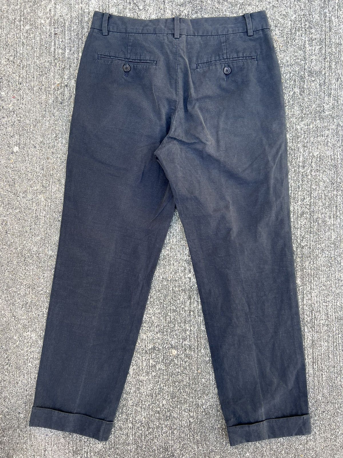 Margaret Howell Vintage Margaret Howell Faded Black Cropped Chinos Pant Size US 30 / EU 46 - 2 Thumbnail