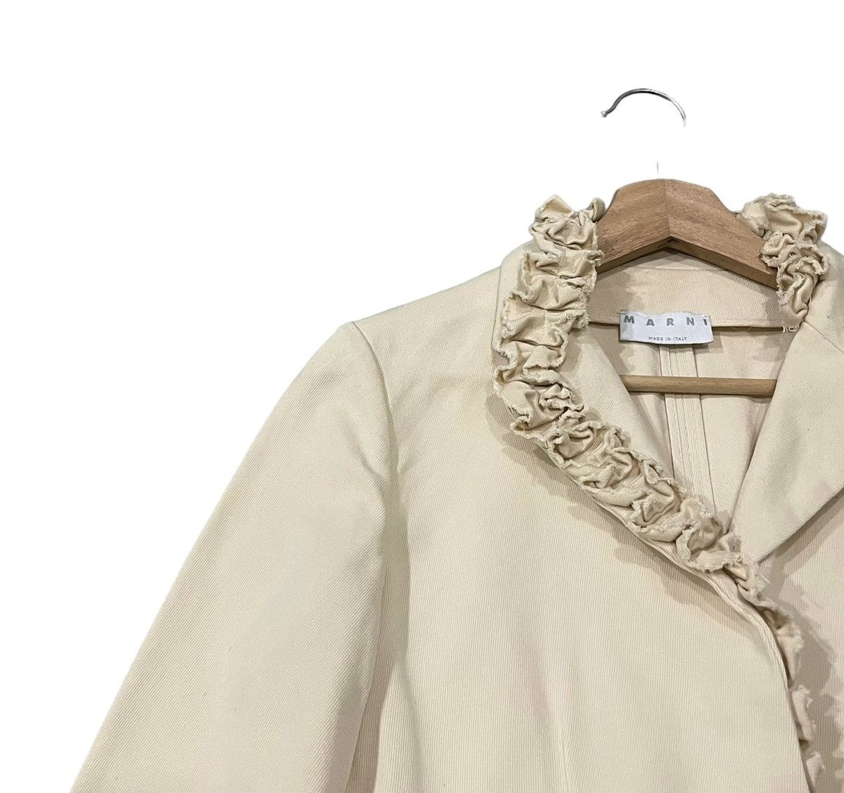Marni Vintage Marni Made In Italy Cropped Light Jacket Size XS / US 0-2 / IT 36-38 - 5 Thumbnail