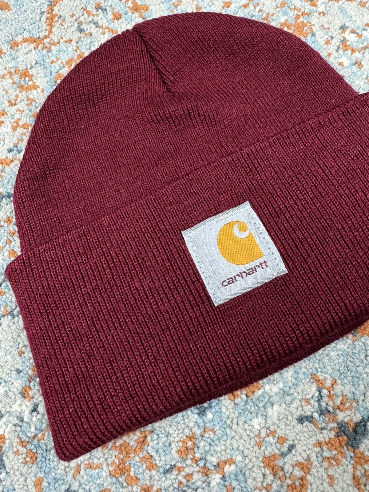 Carhartt × Vintage Vintage Carhartt watch hat beefy thick beanie earth tones Size ONE SIZE - 4 Thumbnail
