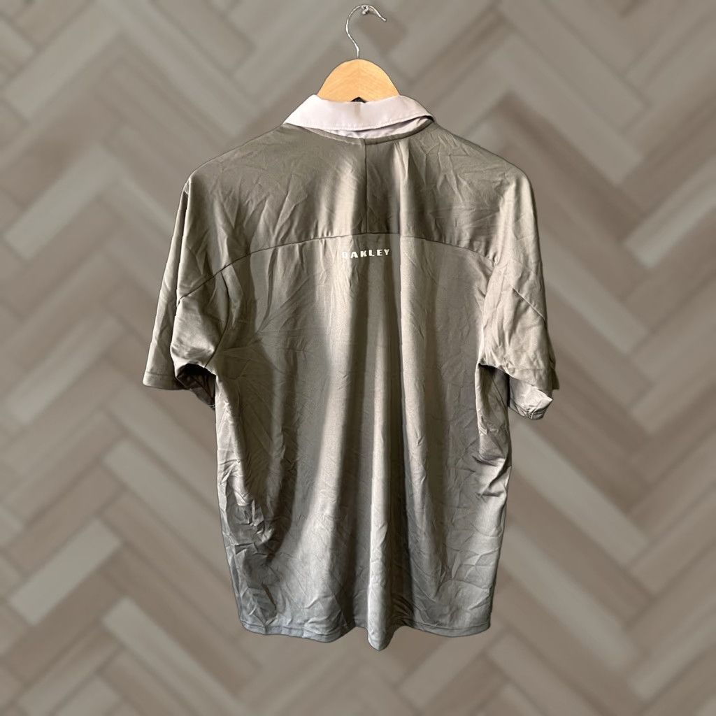 Oakley Oakley Polo Shirt Mens Short Sleeve Size L Green Regular Fit Size US L / EU 52-54 / 3 - 1 Thumbnail