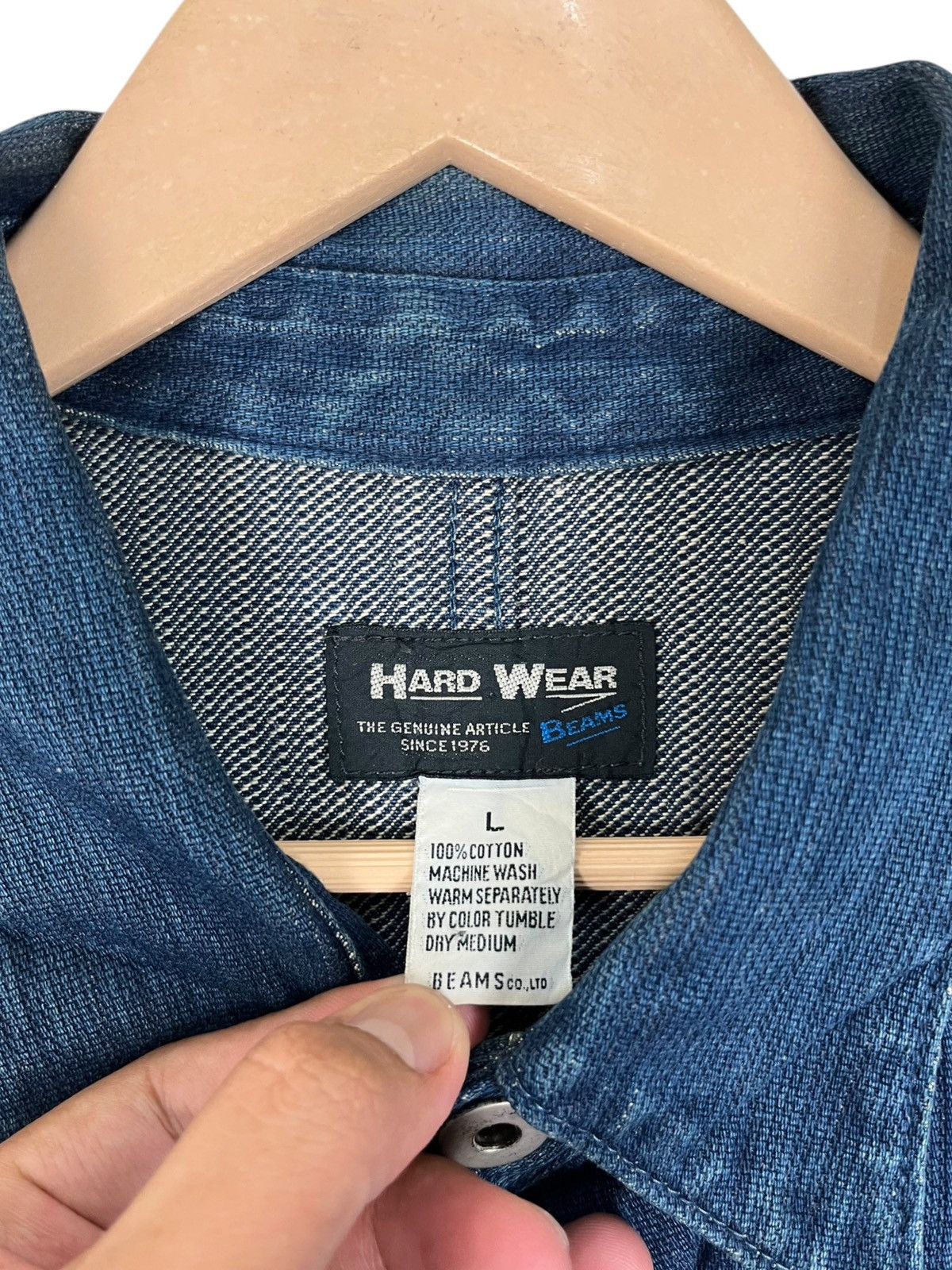 Beams Plus Hard Wear by Beams Chore Denim Jacket Size US L / EU 52-54 / 3 - 11 Thumbnail