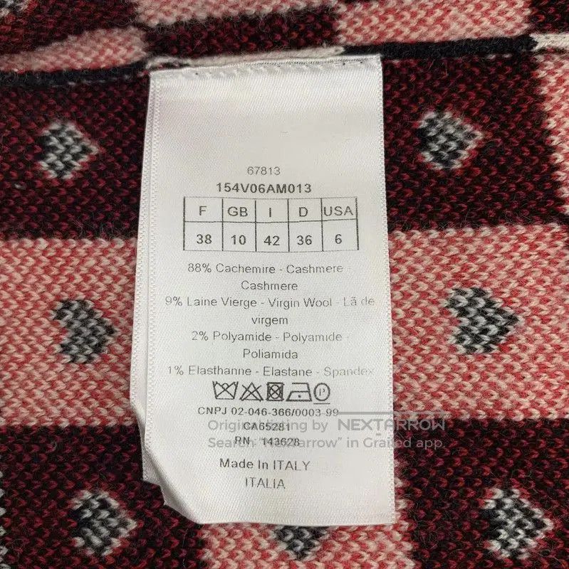 Dior Dior Women's Color-Block Cashmere Jacket . Size S / US 4 / IT 40 - 7 Thumbnail