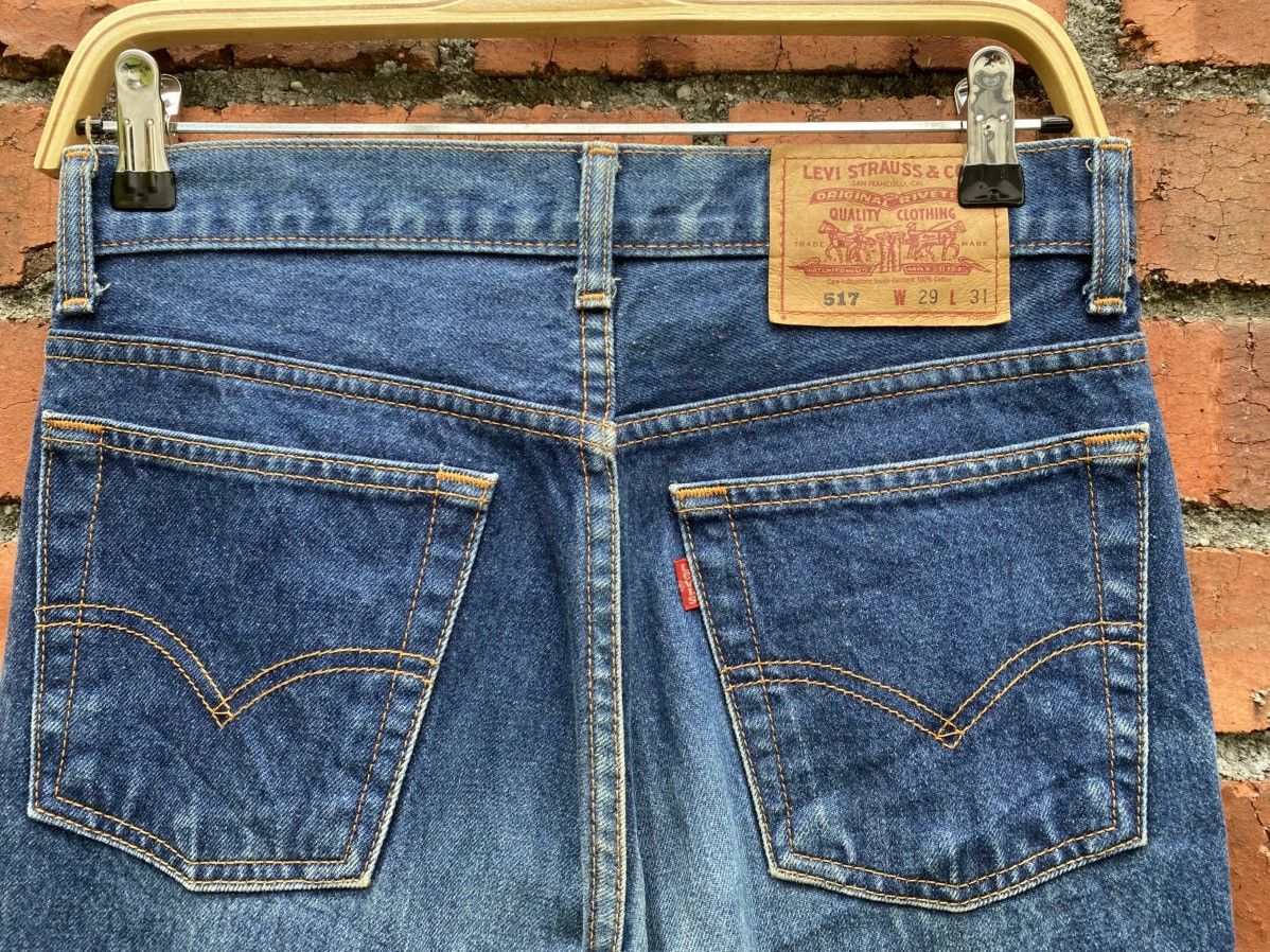 Levi's Vintage Clothing W30x27 Vintage levi's 517 flare bell bottom boot cut Size US 30 / EU 46 - 4 Thumbnail