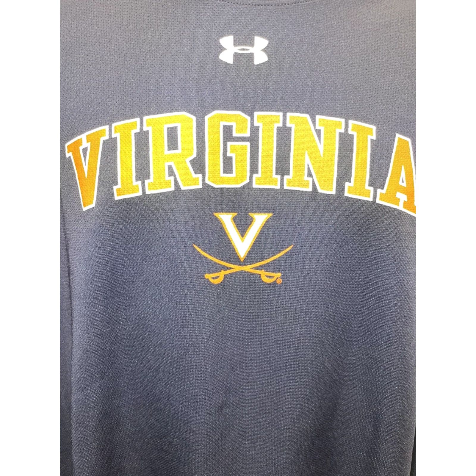 Under Armour Under Armour Loose HeatGear Virgine Athletic Shirt Mens 2XL Blue T-Shirt Athletic Mens Under Armour HeatGear Size US XXL / EU 58 / 5 - 4 Thumbnail