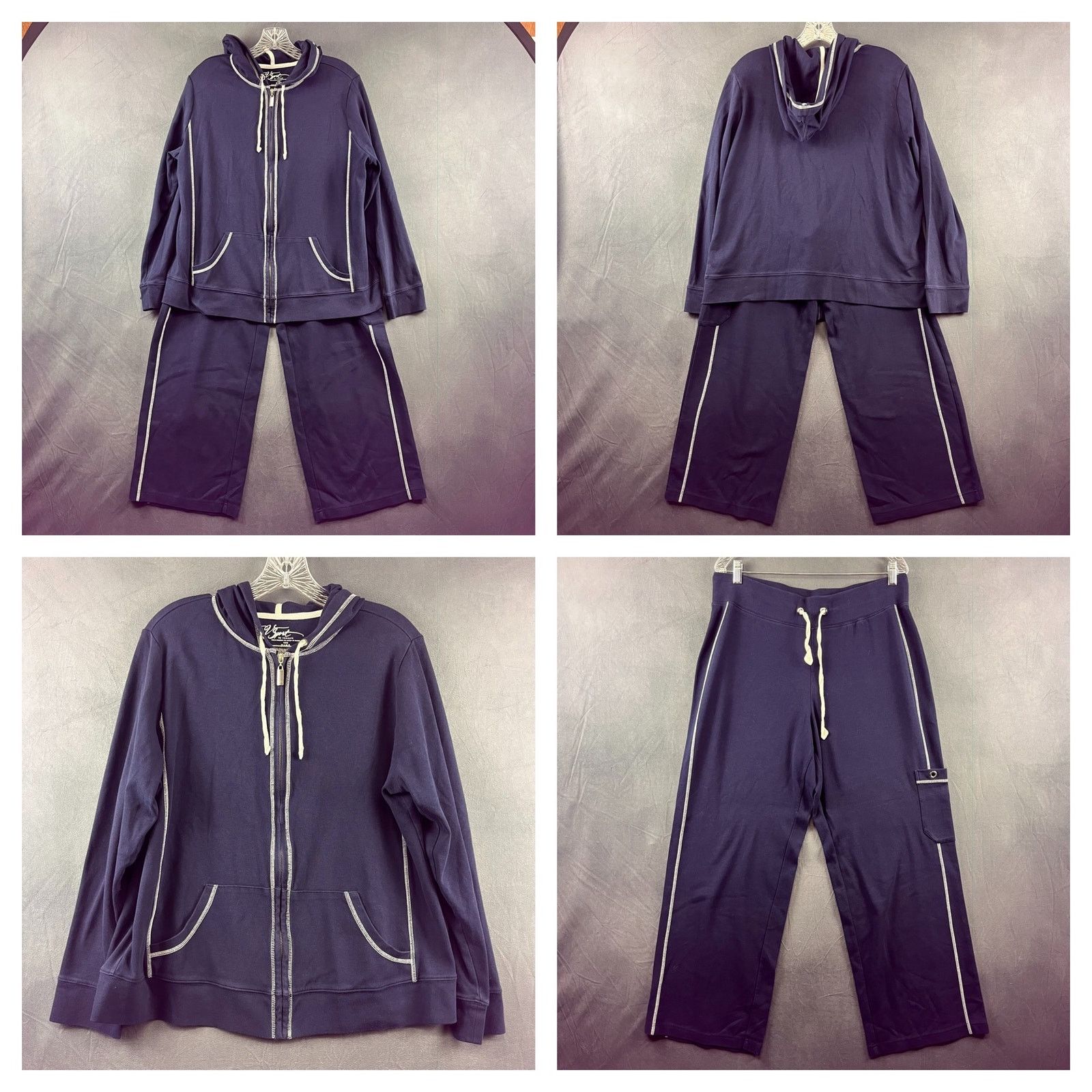 Other V Sport by Venezia Womens 14/16 Hooded Track Suit Plus Size Size XL / US 12-14 / IT 48-50 - 1 Thumbnail