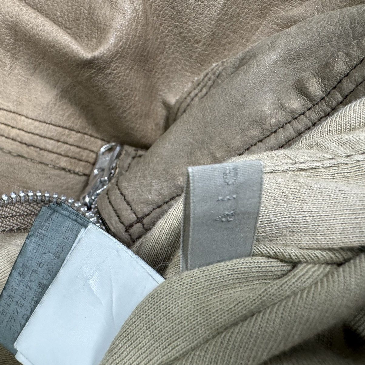 Genuine Leather ☀️ALCALI COWHIDE REVERSIBLE LEATHER JACKET LIKE RICK OWEN Size S / US 4 / IT 40 - 10 Thumbnail