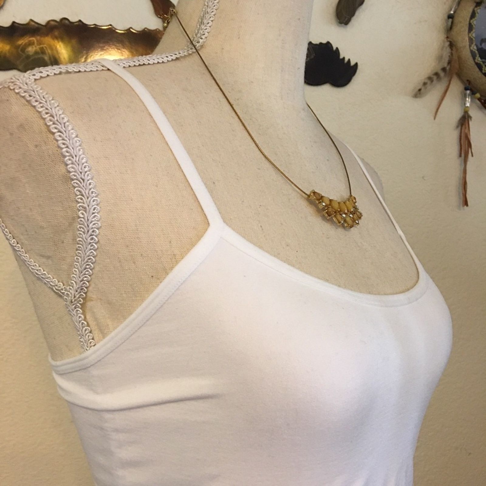Vintage Vintage SAQ gold tone jeweled choker necklace Size ONE SIZE - 2 Thumbnail