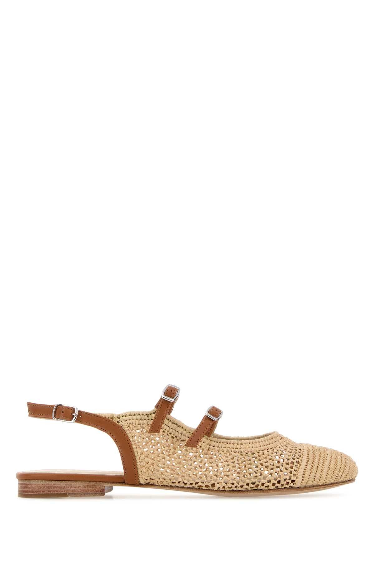Carel Paris Raffia Ballerinas Size US 7 / IT 37 - 1 Thumbnail