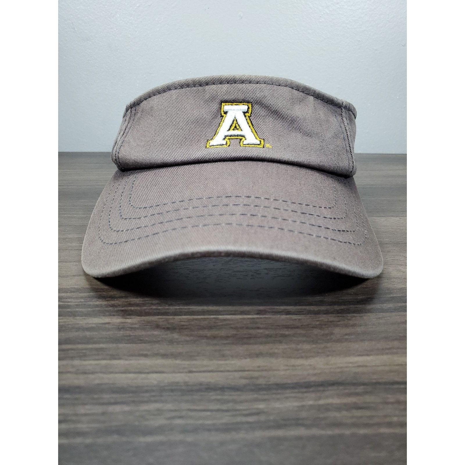 NCAA × Zephyr Appalachian State Mountaineers Faded Black Golf Visor Size ONE SIZE - 2 Thumbnail