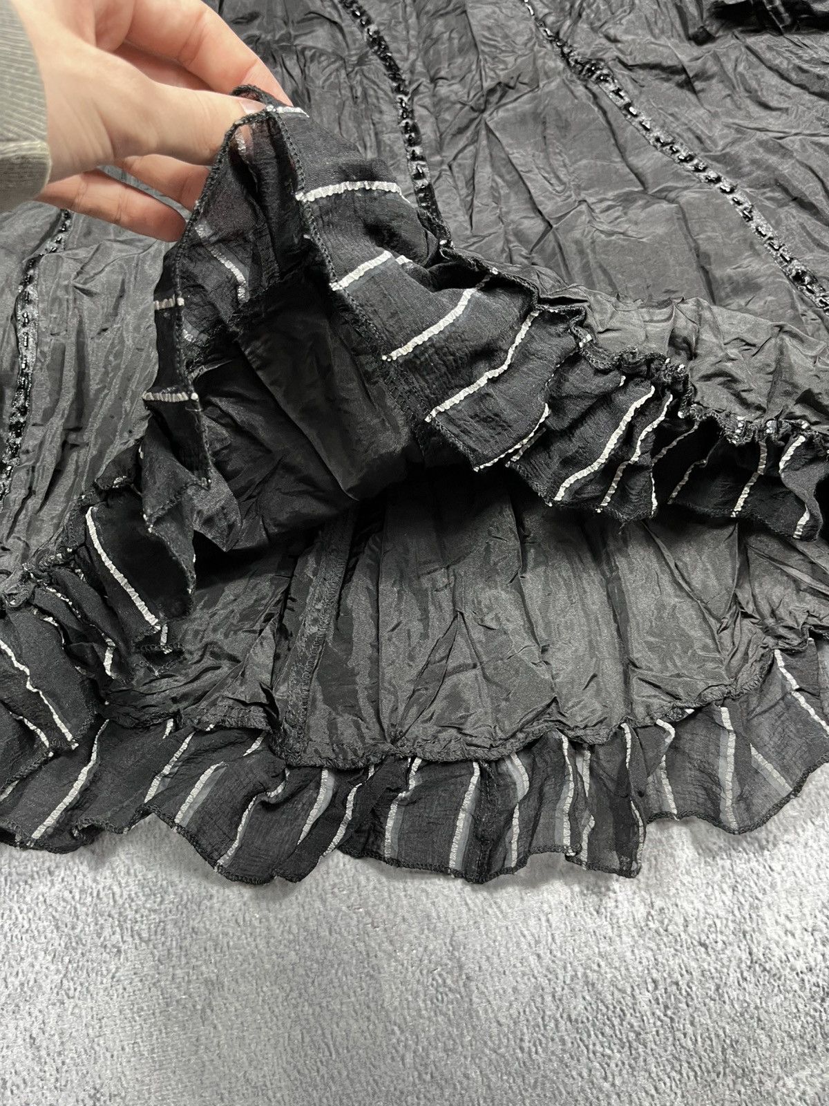 Vintage Vintage 90s maxi skirt opium gothic style streetwear Size 28" / US 6 / IT 42 - 6 Thumbnail