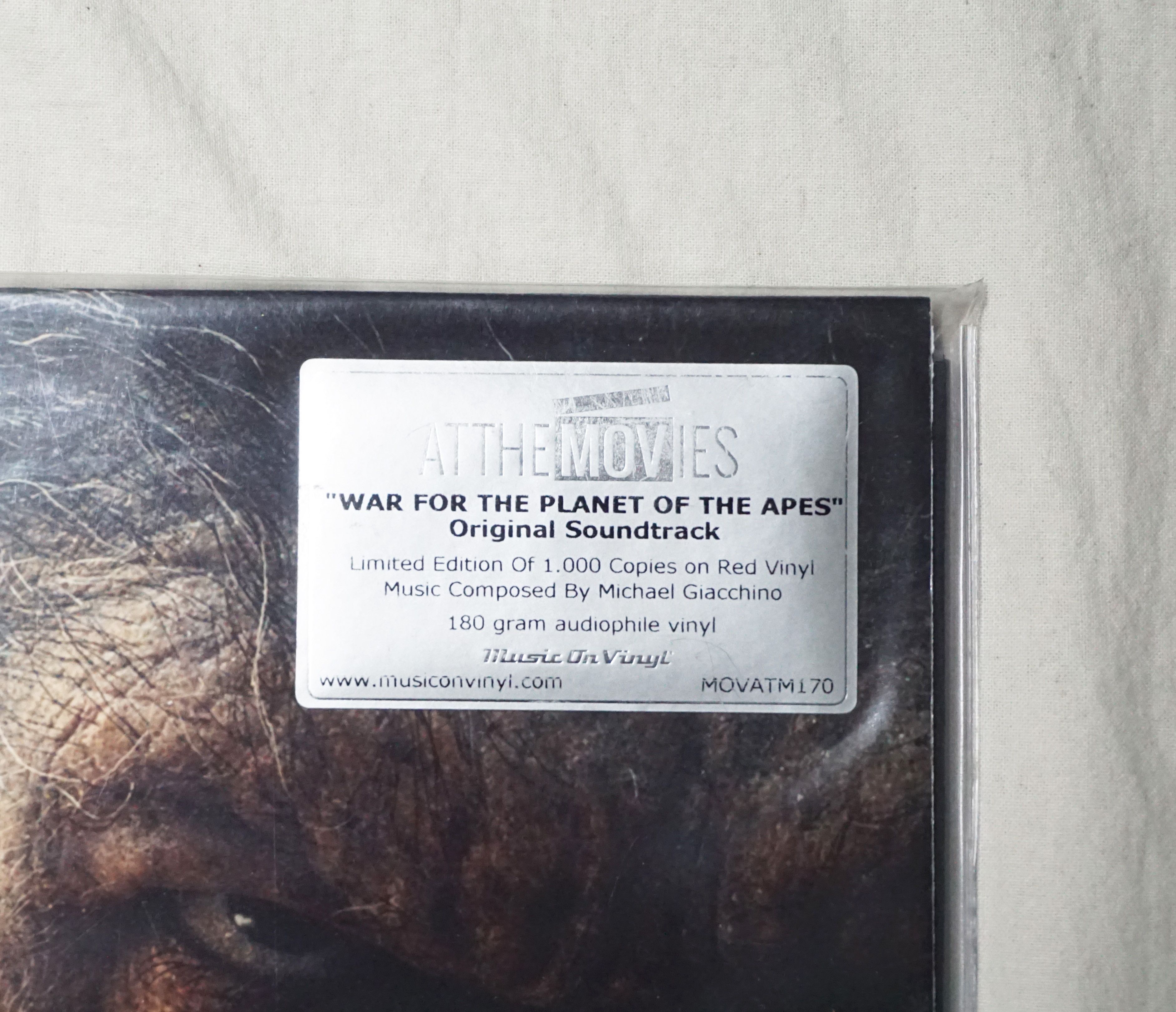 Vintage Michael Giacchino "War For The Planet Of The Apes" Vinyl Size ONE SIZE - 2 Thumbnail