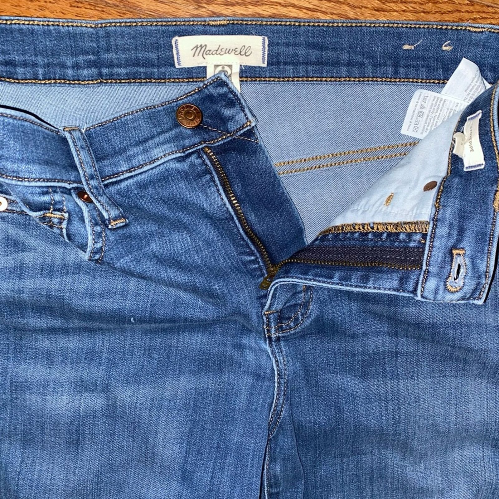 Madewell Madewell $138 Stovepipe Stretch High Rise Jeans 26”EUC Size 26" / US 2 / IT 38 - 5 Thumbnail