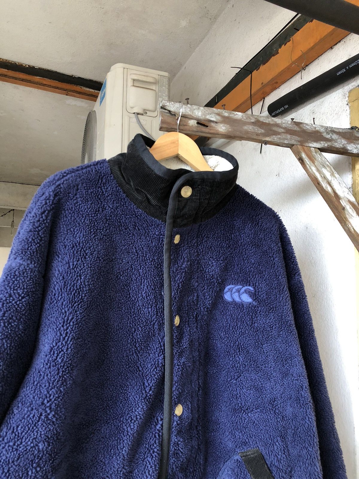 Canterbury of New Zealand Vintage 90s Canterbury Oversized Fleece Jacket Size US XL / EU 56 / 4 - 4 Thumbnail