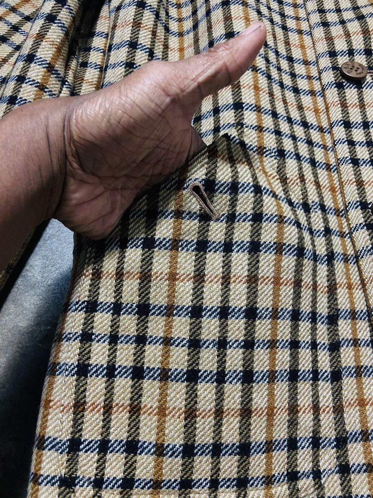 DAKS Daks England Reversible Wool Jacket Size M / US 6-8 / IT 42-44 - 7 Thumbnail