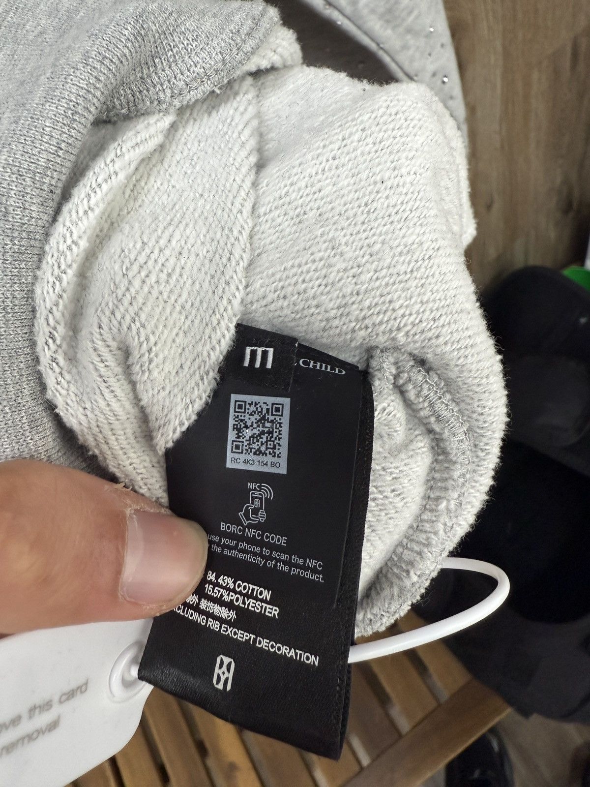Birth of Royal Child Birth Royal Child Grey Crystal Hoodie Size US M / EU 48-50 / 2 - 10 Thumbnail