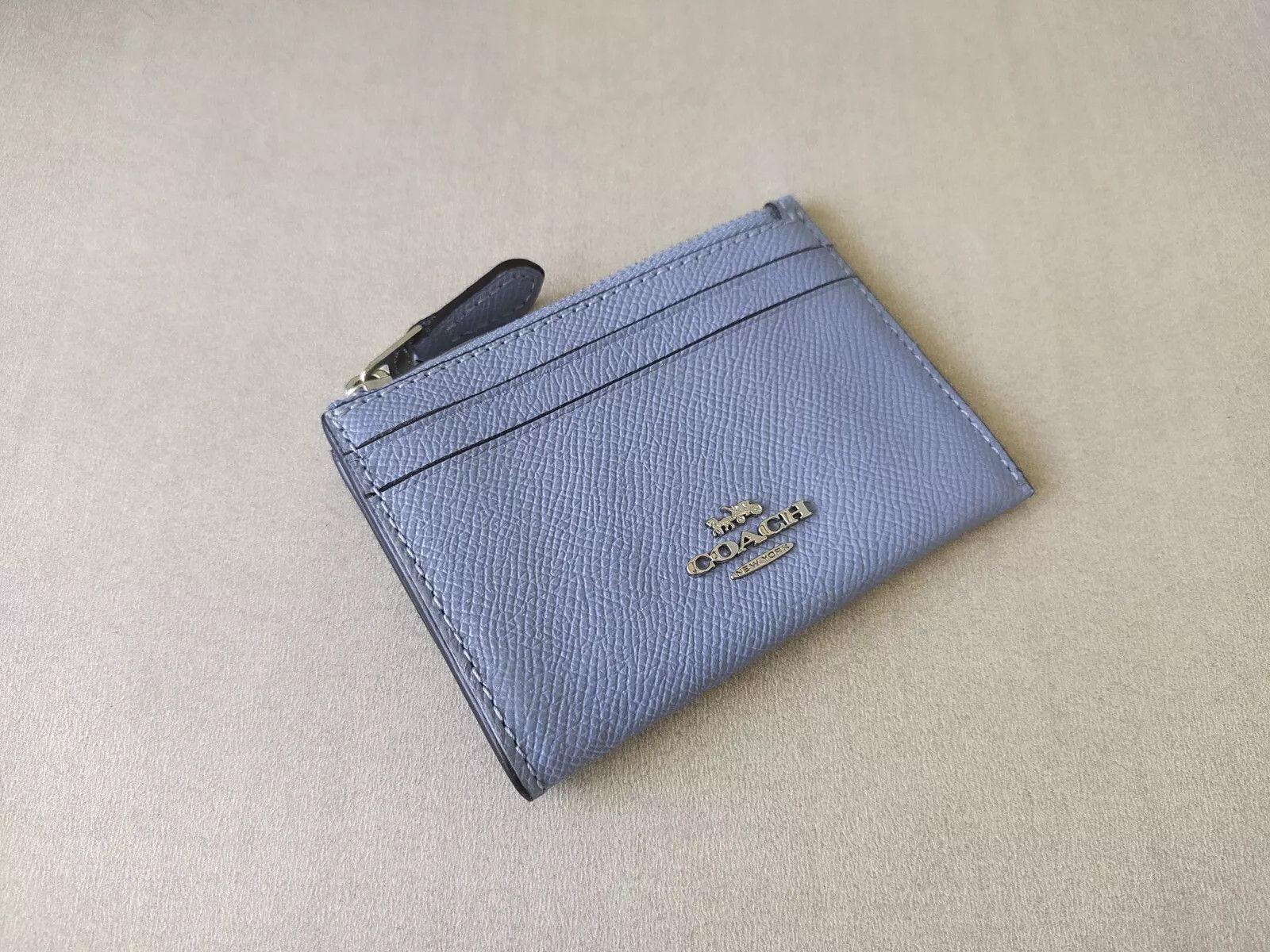 Coach Coach Mini Skinny ID zip CardCase cross grain leather T 9139 Size ONE SIZE - 8 Thumbnail