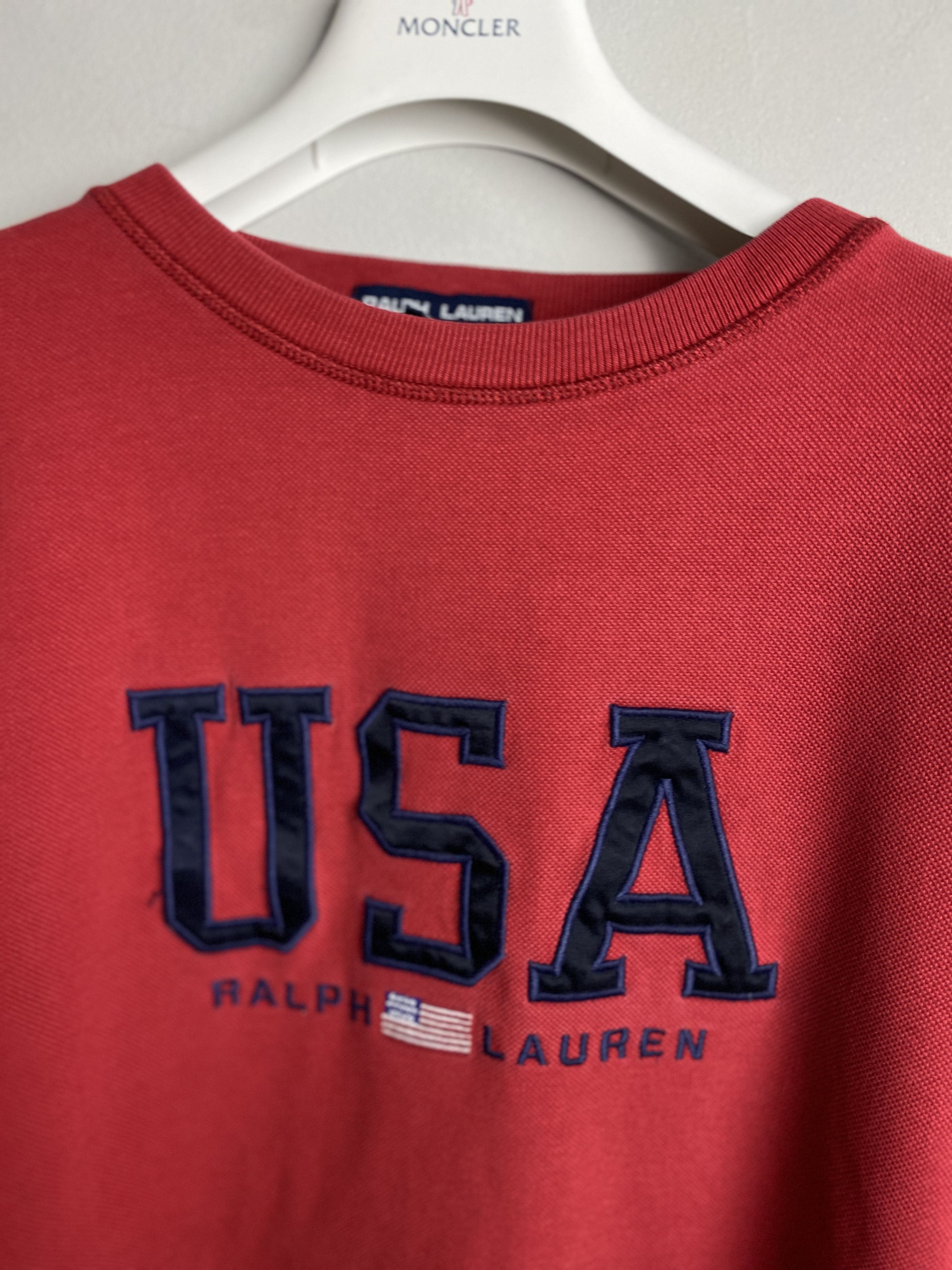 Polo Ralph Lauren × Vintage Polo Sport Ralph Lauren USA big logo vintage sweatshirt Size US L / EU 52-54 / 3 - 2 Thumbnail
