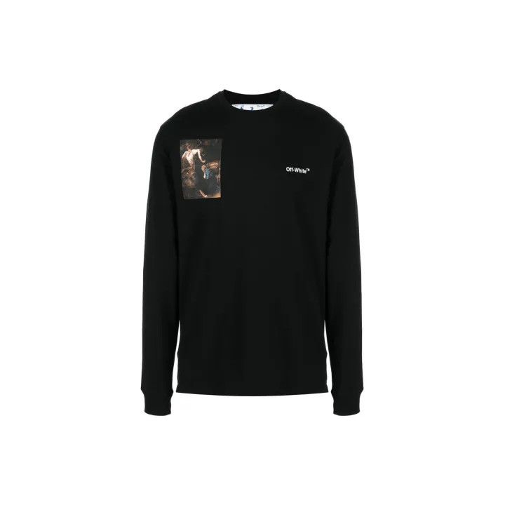 Off-White Off-White Caravaggio Long Sleeve T-Shirt for Men 0079 Size US M / EU 48-50 / 2 - 1 Thumbnail
