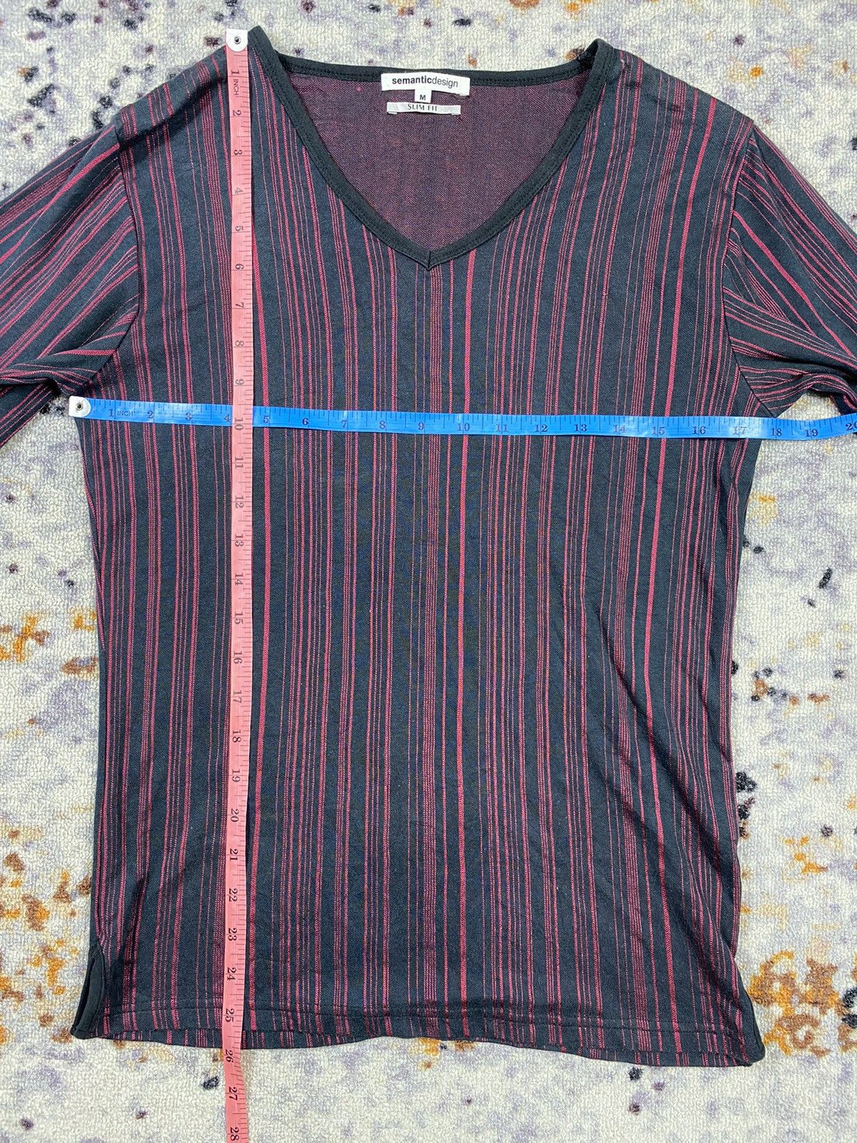 semanticdesign Semantic design slim fit stripe Long Sleeve Size US M / EU 48-50 / 2 - 7 Thumbnail