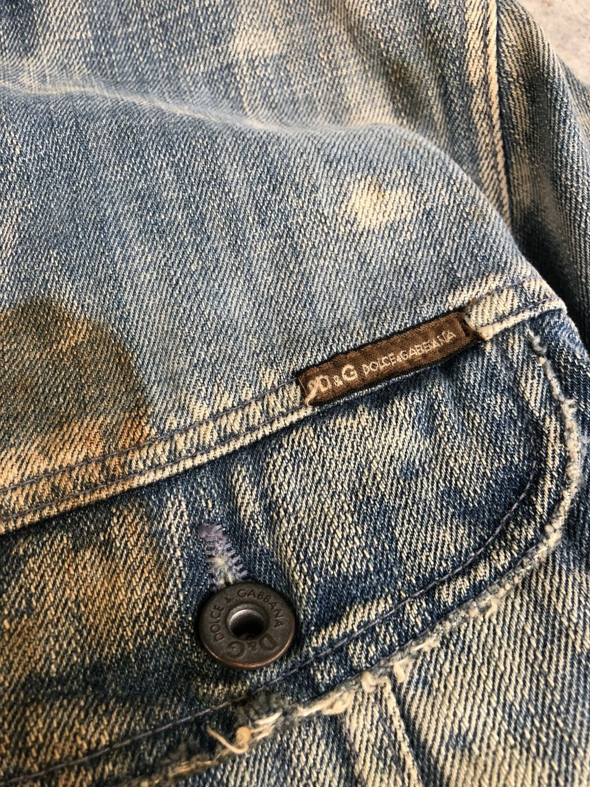 Dolce & Gabbana Dolce & Gabbana Boro Patchwork Distressed Denim Size US M / EU 48-50 / 2 - 17 Thumbnail