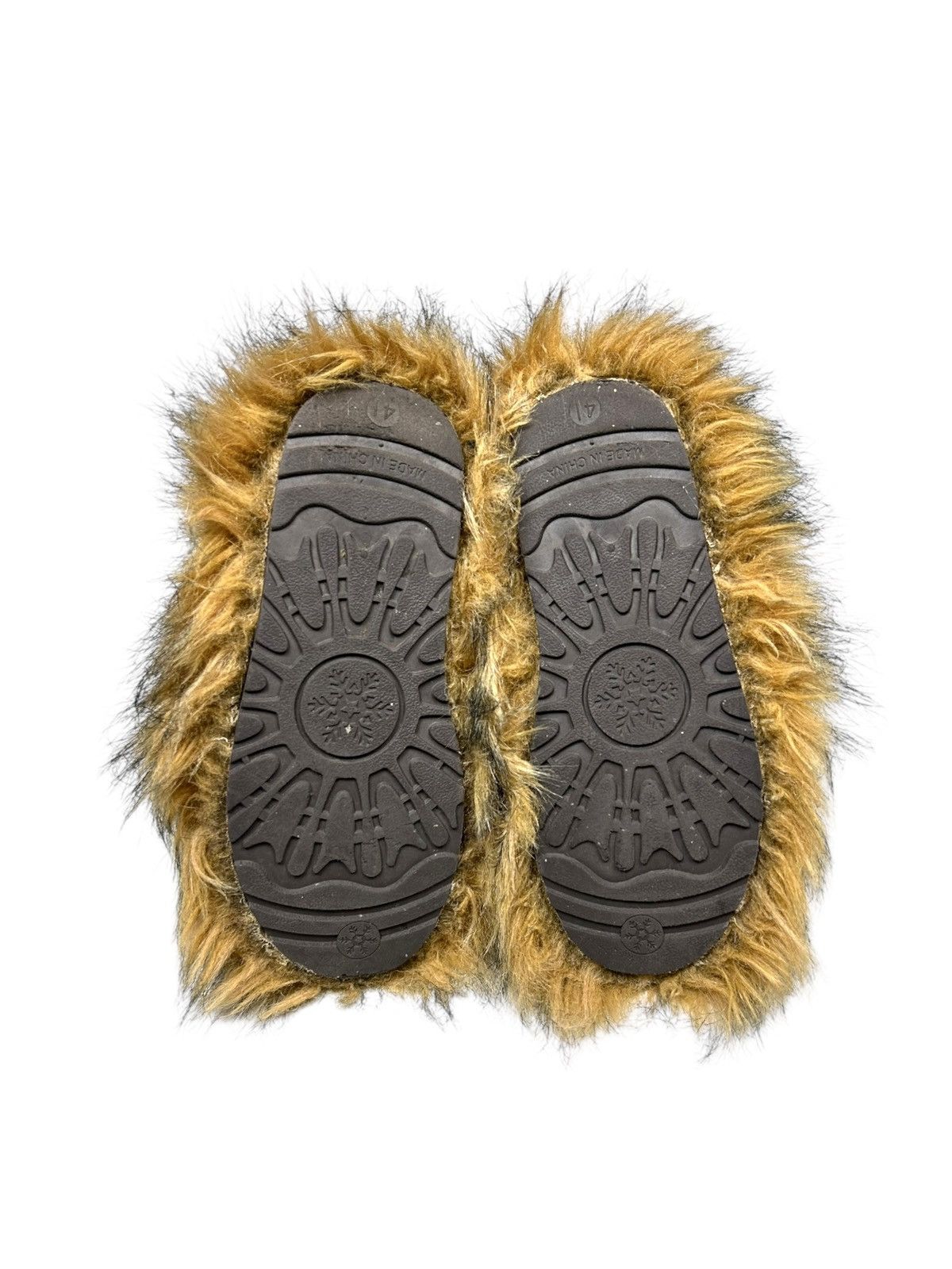 If Six Was Nine Vintage Yeti Fur y2k fluffy faux boots Size US 10 / IT 40 - 4 Thumbnail