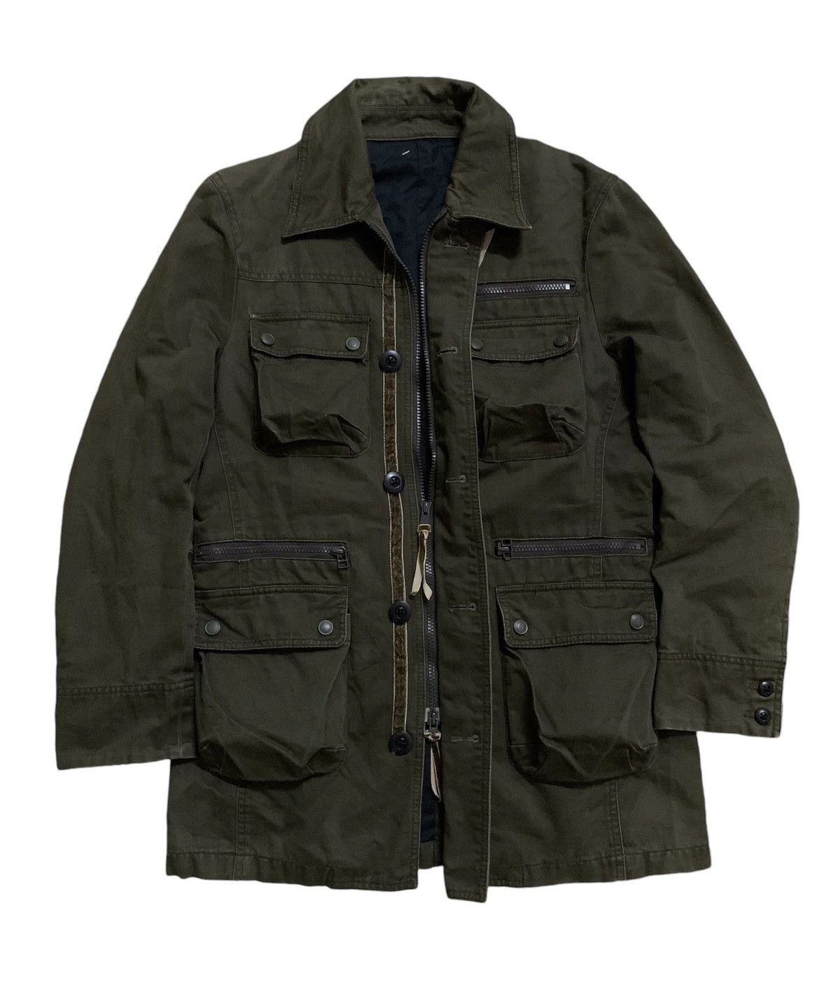 Takeo Kikuchi 💥Vtg Japanese Takeo Kikuchi Military Jacket Size US M / EU 48-50 / 2 - 5 Thumbnail